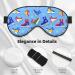 Shop Hockey Elements Creative Patterned Sleep Mask | Adjustable Breathable & Fashionable Eye Mask for Comfort - International Shipping Available - Buy Online on GoSupps.com