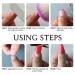 240pc Short Almond Black Press on Nails - Full Cover Fake Nail Tips for Women, Girls, Kids - French Stiletto Manicure with Adhesive Tabs | LoveOurHome - Buy Online on GoSupps.com