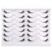 Half False Eyelashes with Clear Band Wispy Cat Eye Look Natural Short Accent Lashes Faux Mink Fake Eyelashes 14 Pairs Pack Natural Half Lash