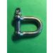 4pc Stainless Steel 316 Forged D Shackle Marine Grade 1/4 (6mm) Dee - Buy Online on GoSupps.com