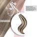 Hotlulana 100% Real Hair Tape-In Extensions | Chestnut Brown to Blonde Highlights (#P6/613) | 14 inch (35cm) | 20 Pieces Skin Weft - Buy Online on GoSupps.com