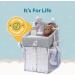 Cradle Star Hanging Diaper Caddy Organizer - Nursery Baby Organizer with Multiple Pockets - Diaper Storage and Changing Table Organizer - Gray Standard Grey - Buy Online on GoSupps.com
