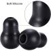 Universal Silicone Stethoscope Replacement Earplugs - 24 Soft-Sealing Ear Tips (Black & Gray) for Optimal Comfort & Fit - Buy Online on GoSupps.com