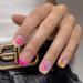 VOTACOS Short Square Nude Daisy False Press On Nails - Glossy Stick On Nails for Women - Buy Online on GoSupps.com