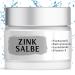 Leafy zinc ointment against pimples | High dosage+tea tree oil+salicylic acid|50 ml|Natural cosmetics|Anti pimple cream against impure skin | Satisa