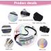 Heyu Lotus Women s Waterproof Belt Bag - Adjustable Hip Pocket for Outdoor Sports - 2 Pieces Multicolored Waist Pack - Buy Online on GoSupps.com