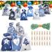 FEIlei Christmas Advent Calendar 24 Days Hanging Advent Calendars DIY Candy Gift Bags for Christmas Party Decorations - Buy Online on GoSupps.com
