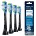 Philips Sonicare Premium Plaque Defence BrushSync Enabled Replacement brush Heads  4pk Black - HX9044/33 Black 4 Count (Pack of 1)