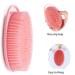 2-Pack Silicone Body Scrubber Set - Gentle Bath Brush for Sensitive Skin | Head Scalp Massager Included - Buy Online on GoSupps.com