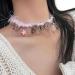 Vsilay Fashion Trend Plush Butterfly Star Pendant Collarbone Chain - Adjustable Sweater Chain for Niche Temperament & Style - Buy Online on GoSupps.com