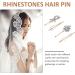 ifundom 16 Pairs rhinestone hair clip bobby pin Hairpin for Women rhinestone hairpins rhinestone barrette hair styling jewelry hair clamps barrettes round rhinestones bride zinc alloy - Buy Online on GoSupps.com