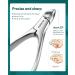 Professional Stainless Steel Manicure and Pedicure Set with Travel Case - 8 Piece Nail Cutter Kit - Buy Online on GoSupps.com