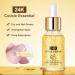 24K Gold Leaf Cuticle Oil Moisturizing Oil for Repaired Dry Damaged Cuticles Vegan Hydrating Nourishing Nail Care Nail Strengthening Oil - Buy Online on GoSupps.com