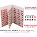 VAMA Multicolour Stone Bindi - 252 Medium Size Forehead Stickers for Ladies & Girls - Buy Online on GoSupps.com