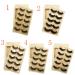 SUQ 3D False Eyelashes Set - 5 Pairs Reusable Handmade Waterproof | No Adhesive Required - Buy Online on GoSupps.com