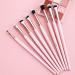 Buy MSQ 8-Piece Eyeshadow Brush Set | Premium Synthetic Makeup Brushes - Perfect Gift in Pink - Buy Online on GoSupps.com