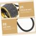 Beavorty 4 Sets ponytail holders Hair ties hair ribbons for girls women s suits Hair Cuff Hair Rope elastic ponytail buckle Hair Band the circle Hair ring Plastic ring ponytail button Miss - Buy Online on GoSupps.com