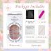 French Tip Stick on Nails - 24pcs Pink Extra Short Square with White Tips - Buy Online on GoSupps.com