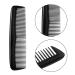 12-Piece Pocket Fine Plastic Hair Combs Set for Women and Men - Fine Dressing Comb in Black - Buy Online on GoSupps.com