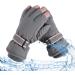 Toyosport Winter Ski-Snowboard Gloves | Waterproof Windproof Thermal Gloves for Men & Women | Ideal for Skiing Hiking & Cycling in Gray & Black - Buy Online on GoSupps.com