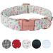 Unique Style Paws Dog Collar Collar Adjustable Collars or Dog Leashes for Dogs and Cats Small Medium Large M Flower