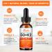 Bunkka Vitamin D3 K2 Liquid Drops - Maximum Strength 5000 IU with Organic MCT Oil & Omega 3 for Bones, Muscle, and Immune Support - Non-GMO & Vegan - Buy Online on GoSupps.com