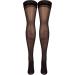 Truform Sheer Compression Stockings for Women - 8-15 mmHg Thigh High Black Medium (Pack of 2) - International Shipping Available - Buy Online on GoSupps.com