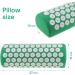 Acupressure Pillow - Therapy & Relaxation for Headaches Back Pain Relief and Better Blood Circulation | Green Needle Pillow - Buy Online on GoSupps.com