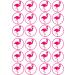 24 Flamingo's Edible PREMIUM THICKNESS SWEETENED VANILLA Wafer Rice Paper Cupcake Toppers/Decorations PRECUT - Buy Online on GoSupps.com