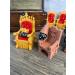 MunnyGrubbers Dice Jail with Time Out Chair, Dunce Hat, Crit Crown & Lucky Throne - Gift for Dungeons and Dragons (DND & D&D) - Includes Random 7PC D20 Dice Set - Combo 1 - Buy Online on GoSupps.com