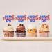 Keaziu 24 Pack Happy President's Day Cupcake Toppers Blue Red Glitter President Cupcake Picks America President Cupcake Toppers for American Patriotic Theme Party Cake Supplies Blue - Buy Online on GoSupps.com