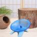 18cm Flying Saucer Hamster Wheel Silent Spinner - Blue | Quiet Exercise Runner for Dwarf Hamsters and Small Rats - Buy Online on GoSupps.com