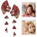 3 Pairs Traditional Japanese Hair Tiaras for Girls Adhesive Clips Hair Barrettes for Women Flower Hair Clips for Women Womens Hair Accessories Hair Decor Hanfu Tassel Cloth Bridek1 - Buy Online on GoSupps.com
