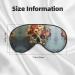 Floral Skull Print Eye Mask | Double-Sided Soft & Light Blocking | Enhance Sleep Quality - Buy Online on GoSupps.com
