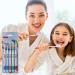 Soft Bamboo Coal Toothbrushes - 5 Pack Eco-Friendly Toothbrushes for Adults | Goowafur Moon Design - Buy Online on GoSupps.com