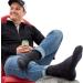 Alpacas of Montana Therapeutic Alpaca Socks for Diabetic Neuropathy - Large Gray (5 Colors) | Mid Calf | Large Calves - Buy Online on GoSupps.com
