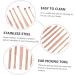 FRCOLOR Earwax Remover Kit - Stainless Steel Ear Pick & Cleaning Tools for Effective Ear Wax Removal - Portable & Ergonomic Design (Pink 11.5x0.5x0.5CM) - International Shipping Available - Buy Online on GoSupps.com
