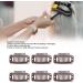 Wig Clips 32mm Snap Clips Wig Teeth Combs U Shape Metal Clips 6 Teeth Combs Clips for Hair Extensions and Wefts(Brown) - Buy Online on GoSupps.com