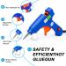 Hot Glue Gun Kit with 40 Glue Sticks & Hardshell Case - Ideal for Crafts, DIY Projects, Repairs, and Decorations - 20W - Buy Online on GoSupps.com