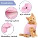 Voarge Recovery Suit for Cats - Post-Op Anti-Licking & Warmth Size M Pink - Ideal for Healing After Surgery - Buy Online on GoSupps.com