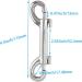 6 Pcs Marine Grade Double Ended Bolt Snap Diving Hook Clips - 4-1/2'' 316 Stainless Steel - Scuba Trigger Clip Set for Divers - Buy Online on GoSupps.com