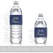 Royal Prince Baby Shower Water Bottle Labels - 24 Shiny Foil Stickers - Buy Online on GoSupps.com