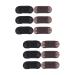 12 pieces Large Bumpits Happy Voluminating Operations: Bun Maker Hair Pump Beauty Set Tool Up Volume Hair Base Pads Hairstyling Insert Tool Wedding Department Accessories