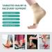 Welnove Achilles Tendonitis Heel Protector Socks - Compression Support & Gel Padded Sleeve for Bursitis Tendonitis Relief - 1 Pair Beige - Buy Online on GoSupps.com