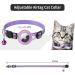 Kolacen Reflecting Airtag Catushage - Adjustable Cat Neck Band with Airtag Shell & Bell | Safety Buckle for Puppies & Kittens (Purple) - International Shipping Available - Buy Online on GoSupps.com