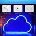 Xiyunte LED Neon Cloud Sign | Battery/USB Operated Wall Decoration | Blue Neon Light for Home & Office - Buy Online on GoSupps.com