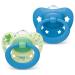 NUK Signature Pacifier | BPA-free pacifier made of silicone | 18-36 months | blue & green | 2 pieces 18m+ Standard Blue alt.