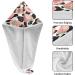 Cow Print Strawberry Dry Hair Cap & Towel Set | Quick Drying Soft Super Absorbent | 2 Pieces with Button Headband - Perfect for All Hair Types - Buy Online on GoSupps.com