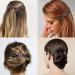 Sparkling Crystal Stone Braided Hair Clips Crystal Stone Braided Hair Clips Braided Hair Clips for Women Hair Clips for Quick Change of Look Styling (4PCS-C) - Buy Online on GoSupps.com
