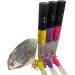 Empire Collection Nail Art Pens Set Varnish Polish Decorate Design Nails (6 Pens Neon Gems) - Buy Online on GoSupps.com